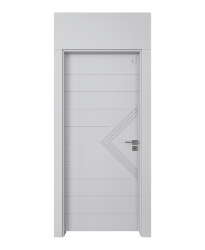 BY-159V Porte intérieure Laqué Vitrée